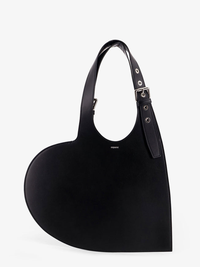 Coperni Belt Heart Tote Leather Shoulder Bag Uni Black