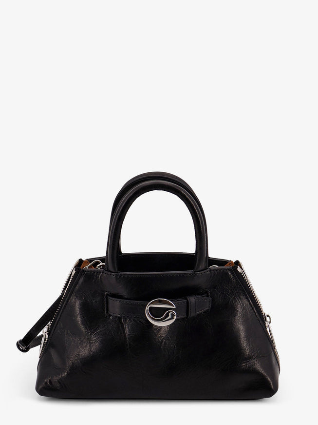 Coperni Mini Data Leather Shoulder Bag Uni Black