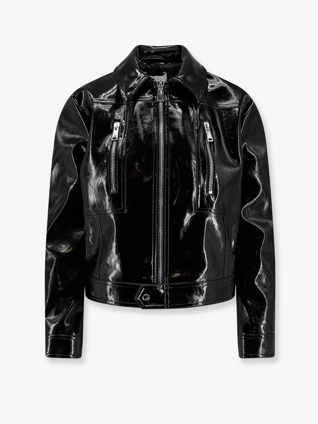 Coperni Cactus Jacket In Organic Polyurethane Black