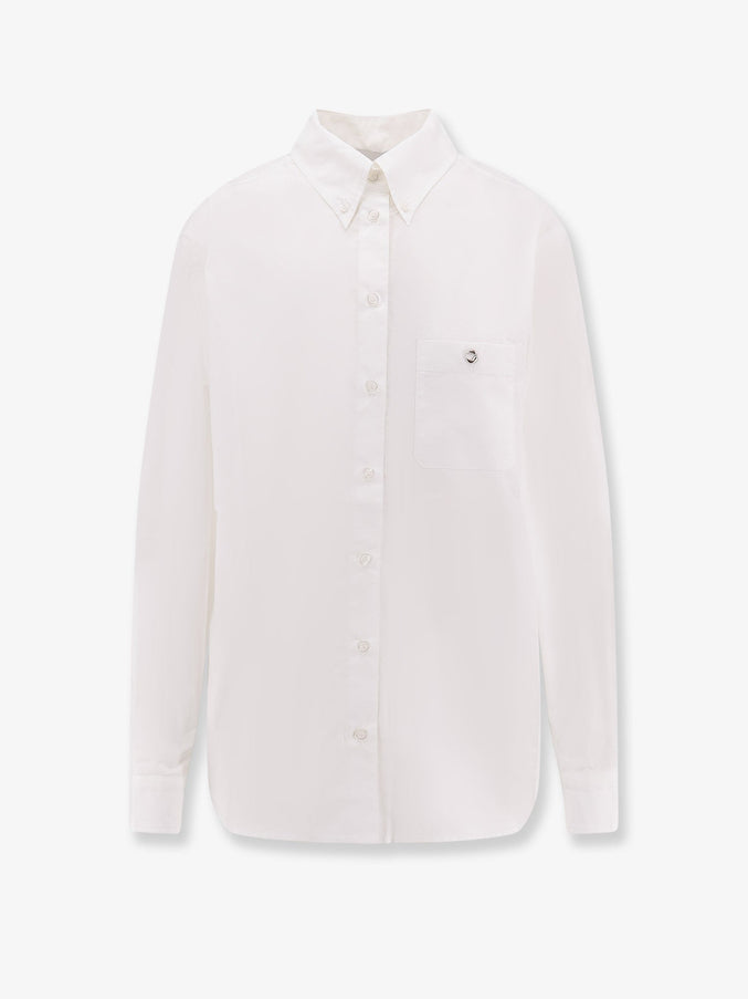 Coperni Boyfriend Popeline Cotton Shirt White