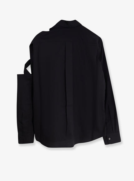 Coperni Cotton Shirt With Metal Lettering Logo