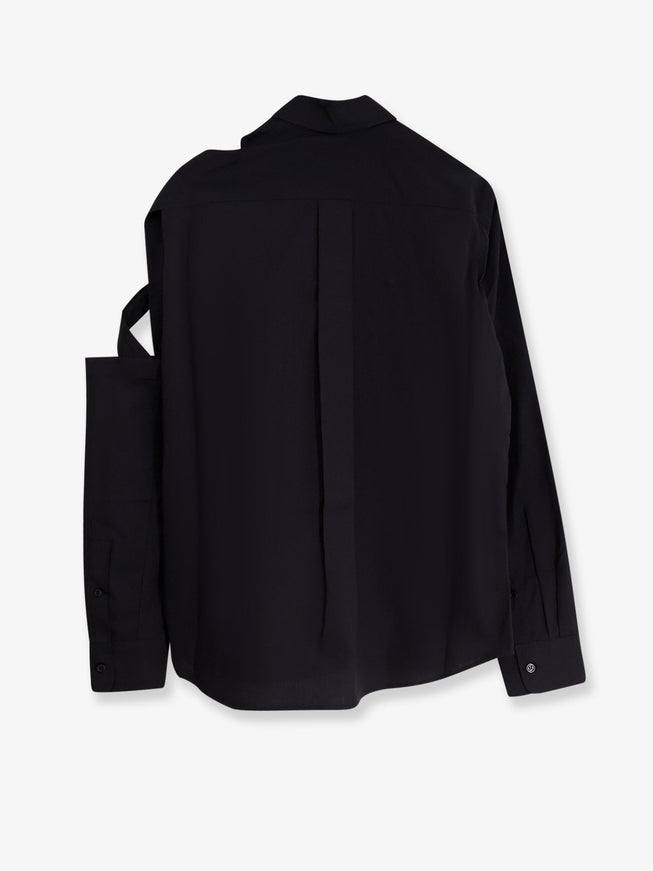 Coperni Cotton Shirt With Metal Lettering Logo