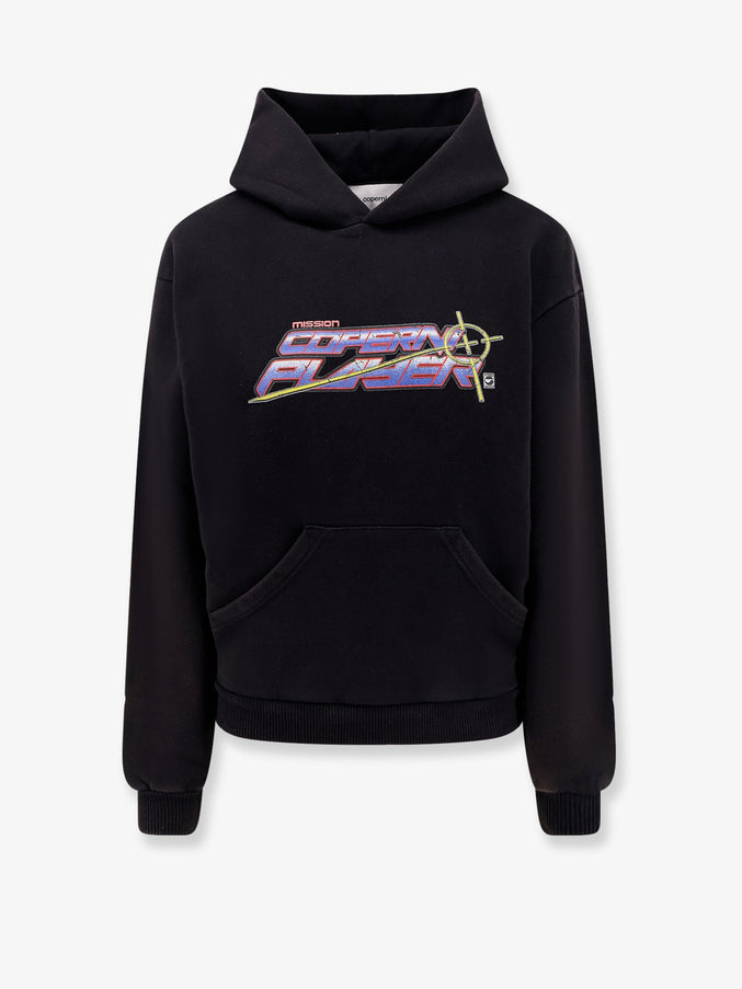 Coperni Cotton Hooded Sweatshirt Blackmulti
