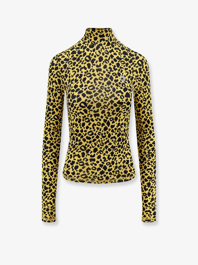 Coperni Knitted Second Skin Viscose Top Print