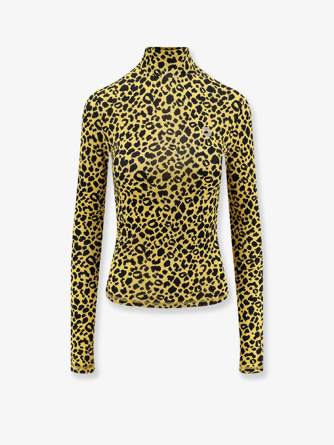 Coperni Knitted Second Skin Viscose Top Print