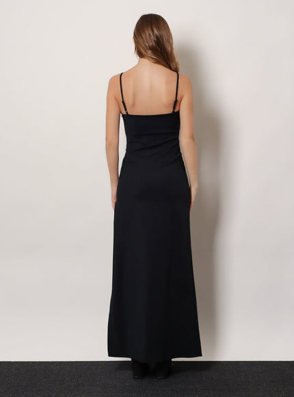 Coperni Garter Cotton Blend Long Dress