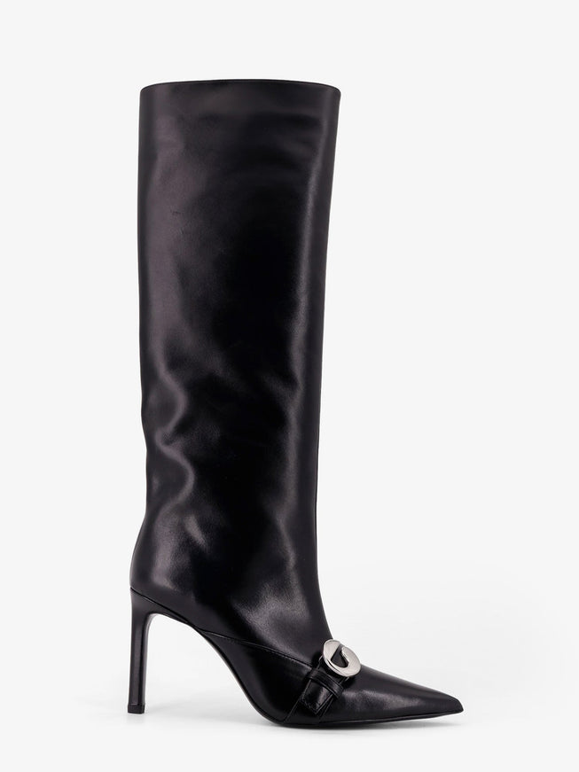 Coperni Belt Leather Boots Black