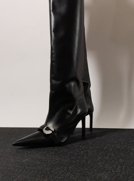 Coperni Belt Leather Boots