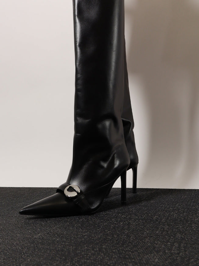 Coperni Belt Leather Boots