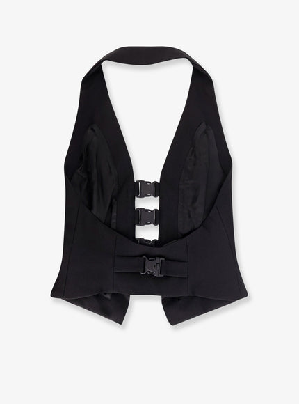 Coperni Multi Bukle Waistcoat Satin Vest