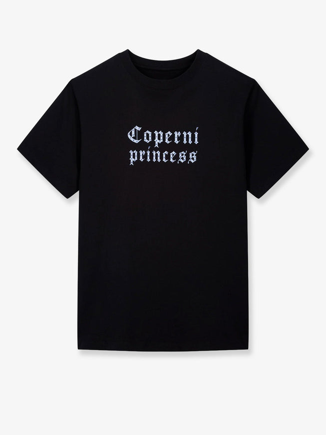 Coperni Disney X Coperni Princess Boxy Cotton T-Shirt Black Blue
