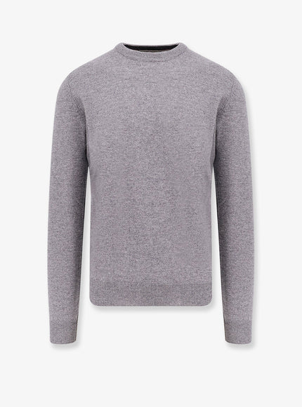 Corneliani Wool And Cashmere Sweater Grigio