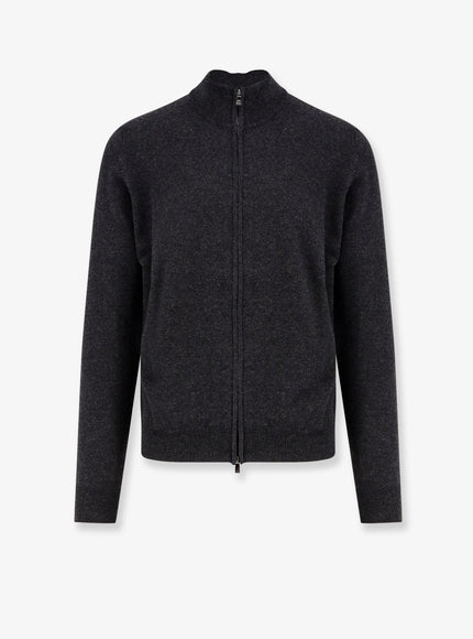 Corneliani Virgin Wool And Cashmere Cardgan Beige