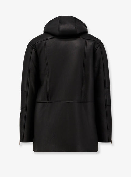 Dfour Long Leather Jacket