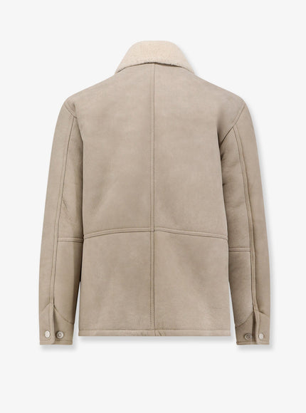 Dfour Leather Long Jacket