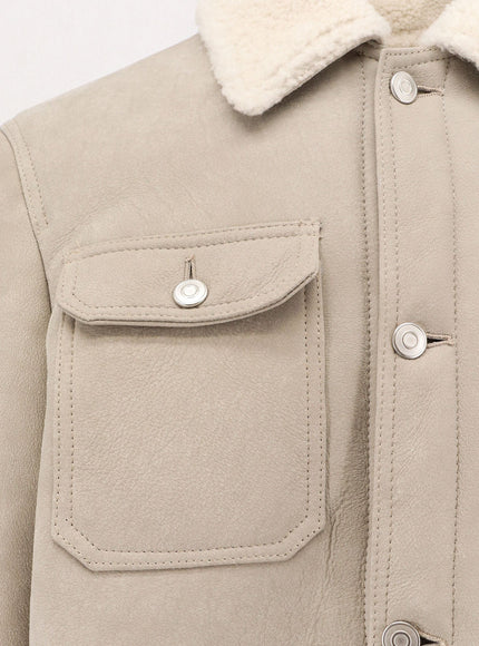 Dfour Leather Long Jacket