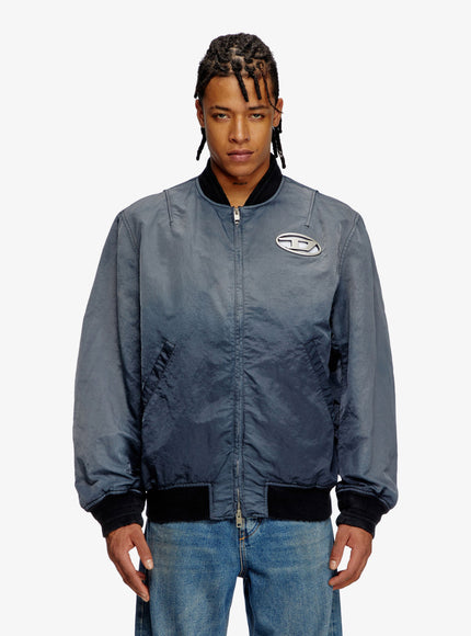 Diesel J-Kepes Delavé Nylon Bomber Jacket