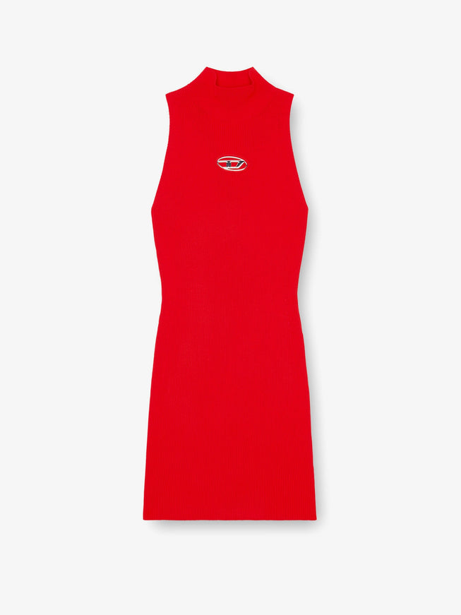 Diesel M-Onervax Viscose Blend Short Dress Rosso