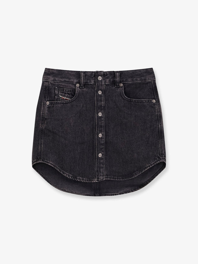 Diesel De-Ard Denim Miniskirt Nero
