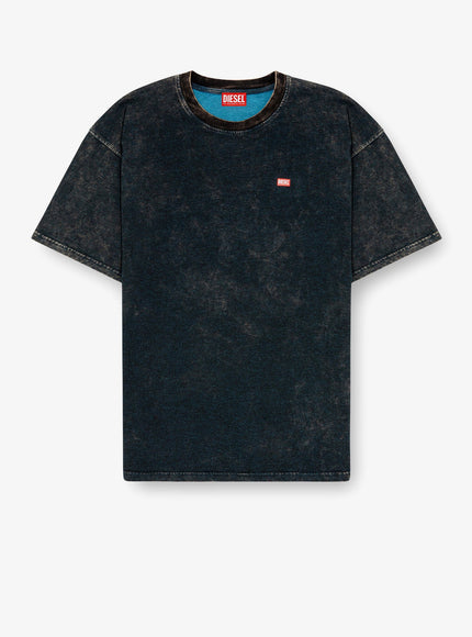 Diesel T-Boxt-T4 Cotton Blend T-Shirt Nero