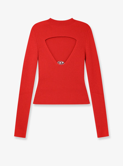 Diesel M-Olina Wool Sweater Rosso