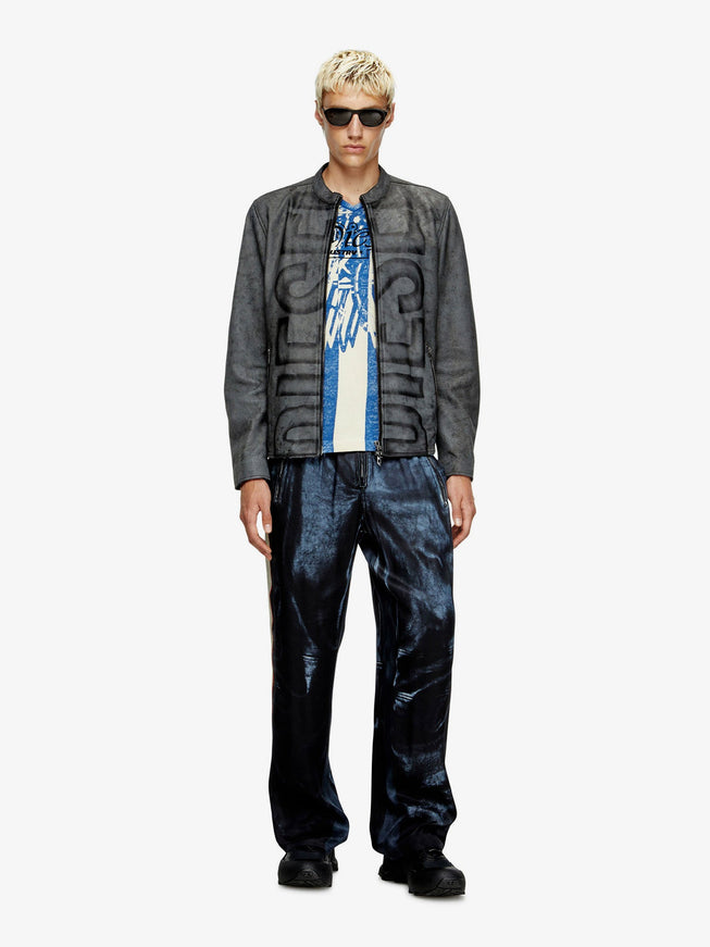 Diesel L-Evert-A Biker Leather Jacket