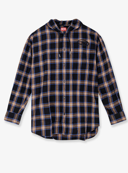 Diesel S-Dewny Cotton Shirt Nero