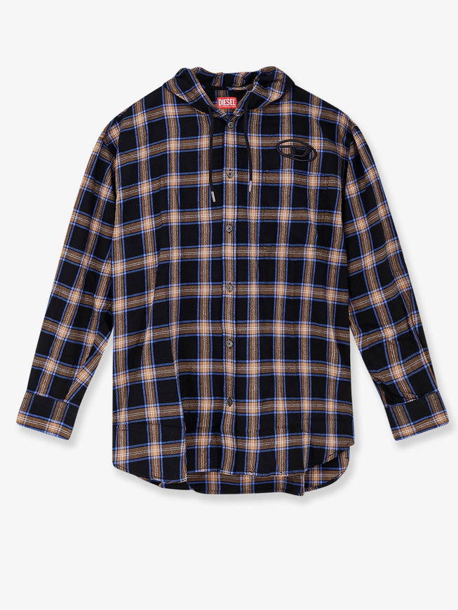 Diesel S-Dewny Cotton Shirt Nero