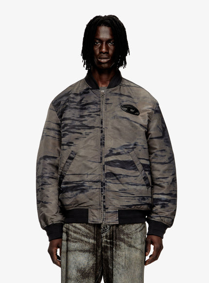 Diesel J-Kepes-Dlbz Nylon Bomber Jacket