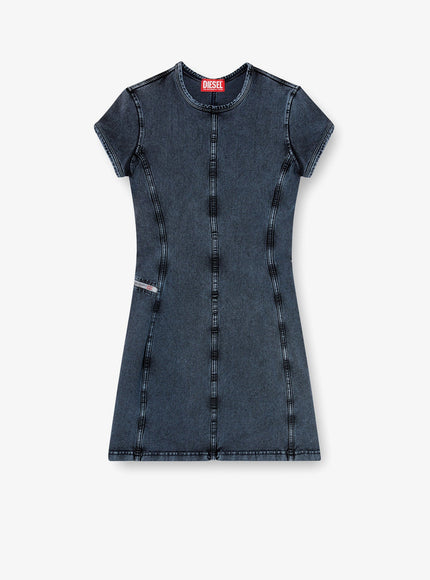 Diesel D-Cupsleeves Stretch Cotton Short Dress Jeans