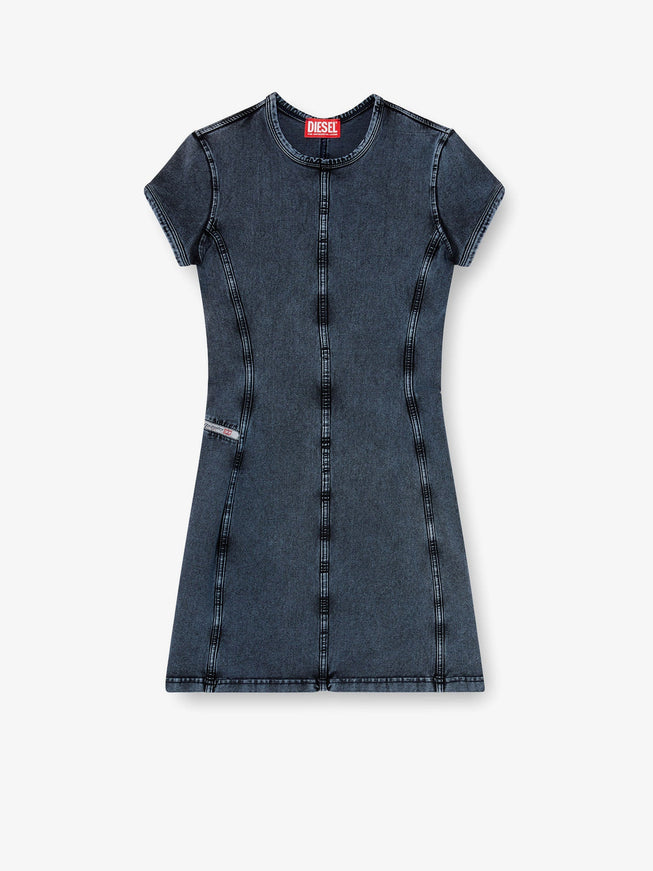 Diesel D-Cupsleeves Stretch Cotton Short Dress Jeans