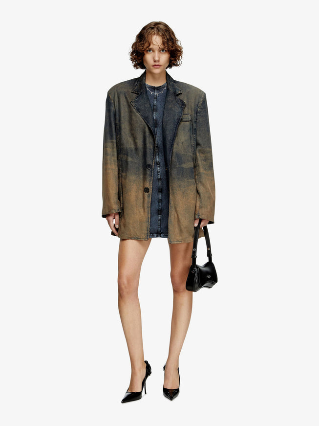 Diesel D-Cupsleeves Stretch Cotton Short Dress