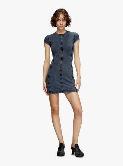 Diesel D-Cupsleeves Stretch Cotton Short Dress