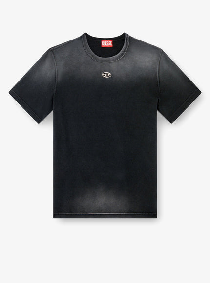 Diesel T-Adjust Cotton T-Shirt Nero