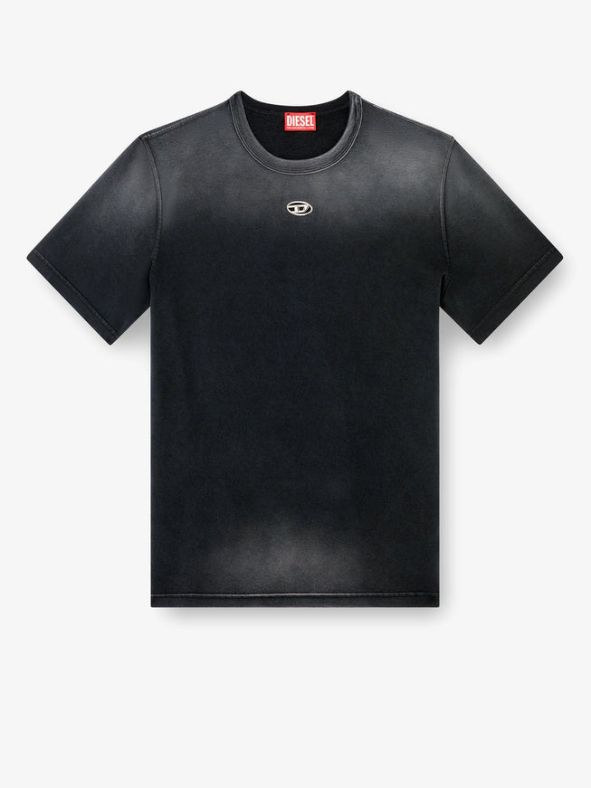 Diesel T-Adjust Cotton T-Shirt Nero