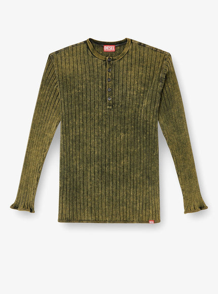 Diesel T-Ally Stretch Cotton T-Shirt Verde