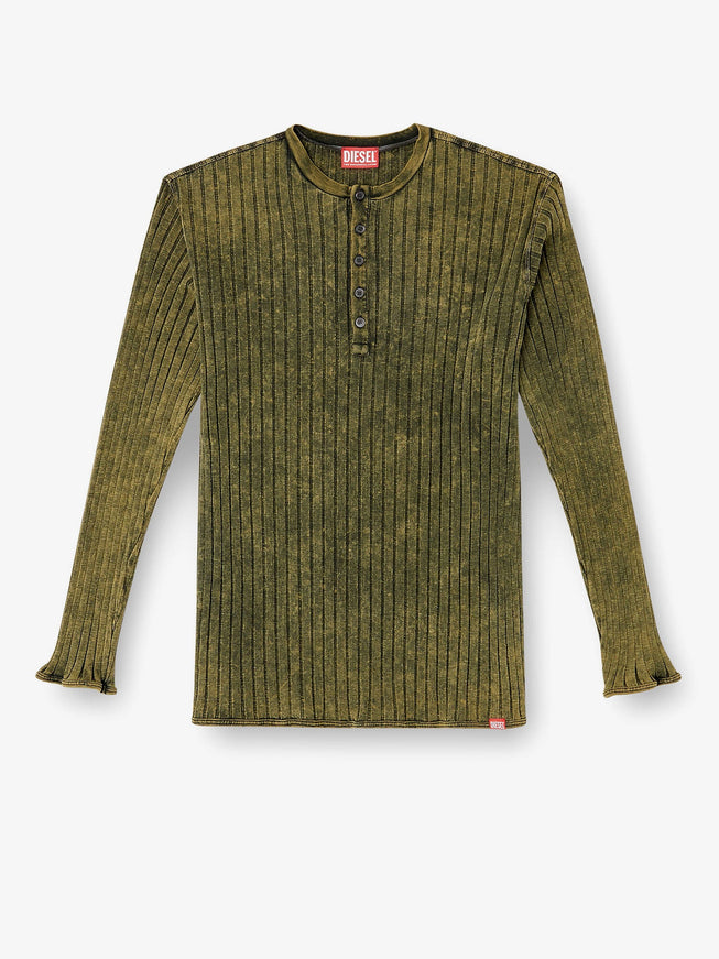 Diesel T-Ally Stretch Cotton T-Shirt Verde