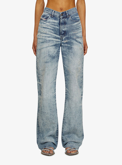Diesel 1971 D-Sent Jeans With Distressed Effect