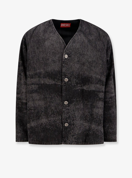 Diesel D-Boy-Fsh1 Denim Jacket Grigio