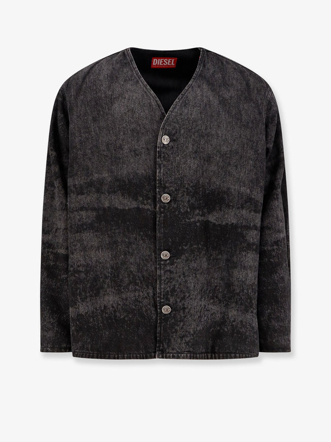 Diesel D-Boy-Fsh1 Denim Jacket Grigio