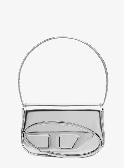 Diesel 1Dr Glitter Fabric Shoulder Bag Uni Argento