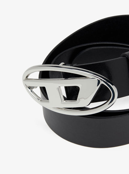 Diesel B-1Dr Strass Leather Belt