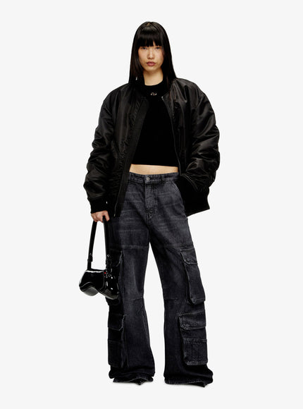 Diesel Play Crossbody Patent Fabric Shoulder Bag