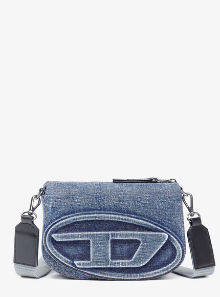 Diesel 1Dr Camera Bag Leather Crossbody Bag Uni Jeans