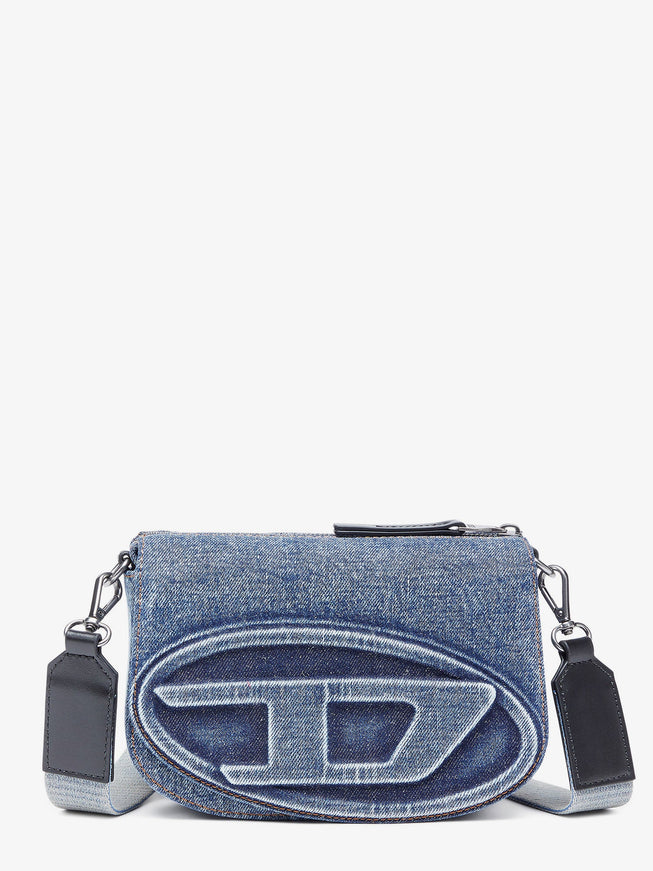 Diesel 1Dr Camera Bag Leather Crossbody Bag Uni Jeans