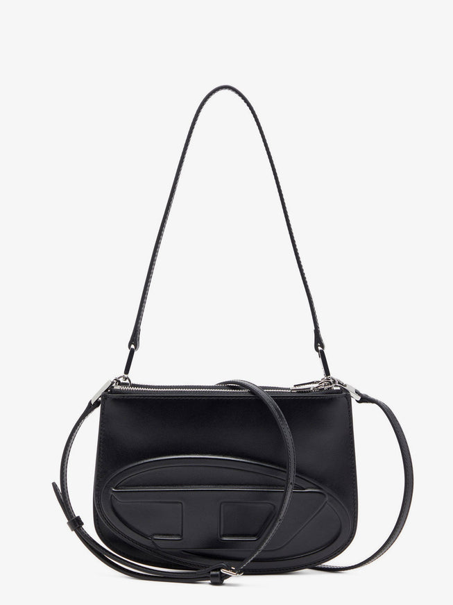 Diesel 1Dr Twin Leather Shoulder Bag Uni Nero