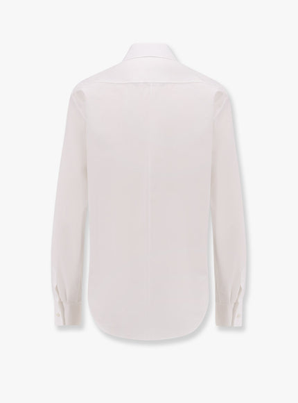 Dior Cotton Shirt With Bee And Monogram Embroidery