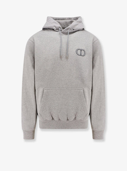 Dior Cotton Hooded Sweatshirt Gris