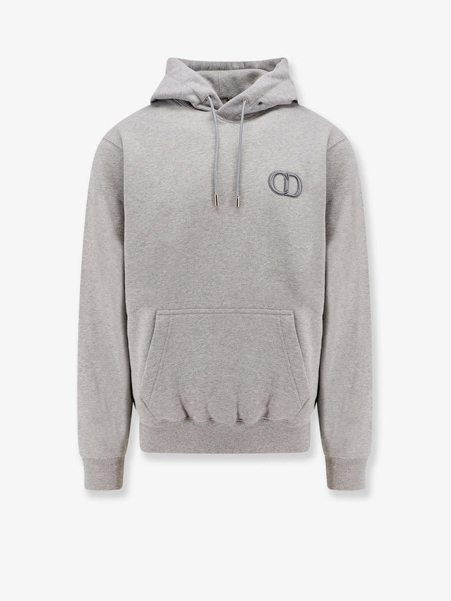 Dior Cotton Hooded Sweatshirt Gris