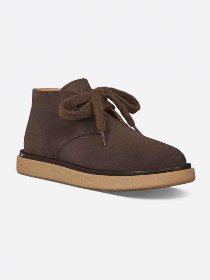 Dior Scarpa Sahara Desert In Suede Darkbrown